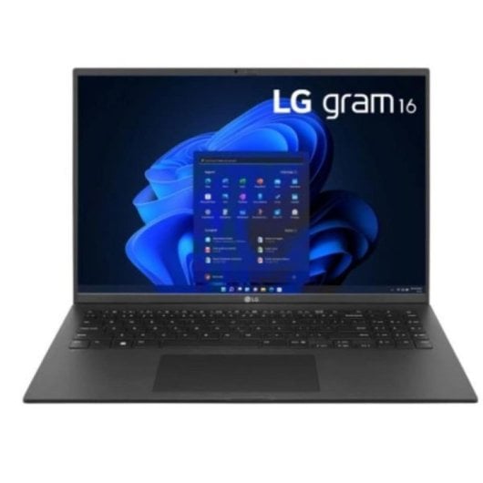 Portatile 16" Intel Core i5 125U 16GB 512GB SSD M.2 Nero con Iris Xe Graphics