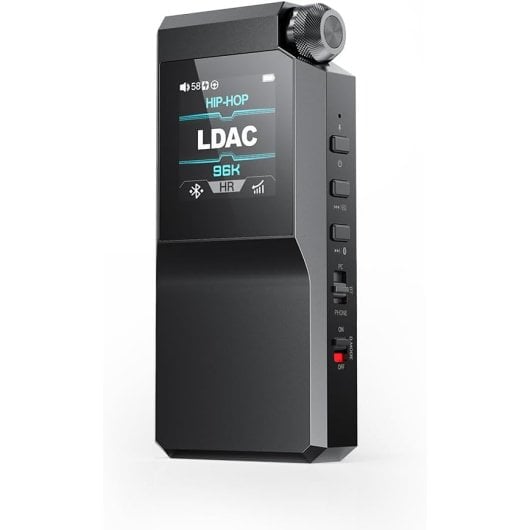 DAC portátil FiiO BTR17 Black Bluetooth 5.4 Dual ES9069Q LDAC THX AAA 78+ 650mW