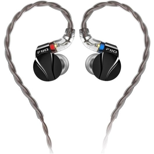 Auriculares FIIO FD15 con cable, graves mejorados, magnalium driver, negro, boquillas intercambiables