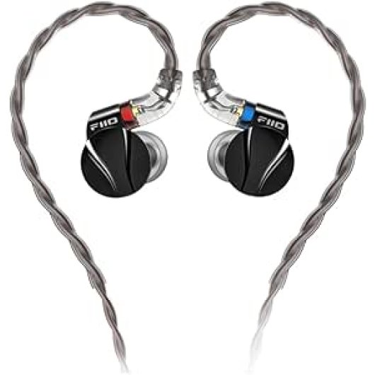 Auriculares FIIO FD15 con cable, graves mejorados, magnalium driver, negro, boquillas intercambiables