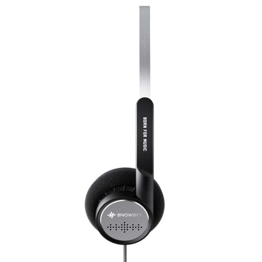 FiiO Snowsky Wind Black Auriculares Retro On-Ear Driver de 40mm Jack 3.5 y Micrófono Negro