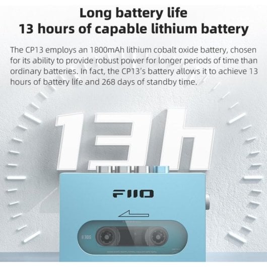 FiiO CP13 Transparenter tragbarer Kassettenspieler