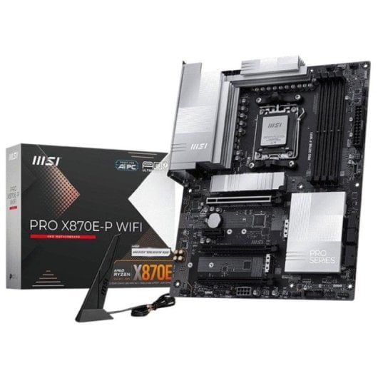 Carte mère MSI PRO X870E-P WIFI X870E Socket AM5 DDR5 ATX Wi-Fi 7 PCIe 5.0 RGB
