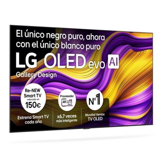Téléviseur LG OLED evo AI OLED83G54LW 83″ 4K Ultra HD HDR Dolby Atmos Smart TV