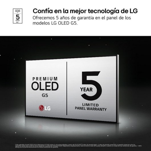 TV LG OLED evo AI OLED77G54LW 77" 4K UltraHD 120Hz Smart TV WebOS HDR10 Dolby Vision Atmos