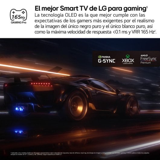 Téléviseur LG OLED evo 65″ 4K Ultra HD Smart TV WebOS Dolby Vision Gaming 120 Hz eARC AirPlay