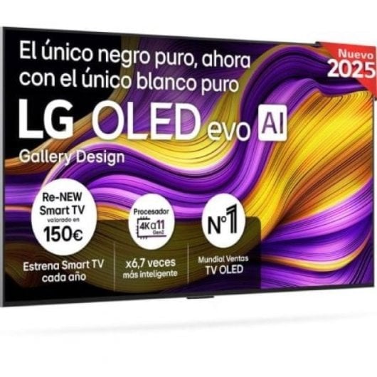 TV LG OLED evo IA OLED55G54LW 55" 4K UHD Dolby Vision Atmos VRR HDMI 2.1 Wi-Fi 6