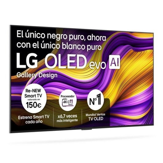 TV LG OLED evo IA OLED55G54LW 55" 4K UHD Dolby Vision Atmos VRR HDMI 2.1 Wi-Fi 6
