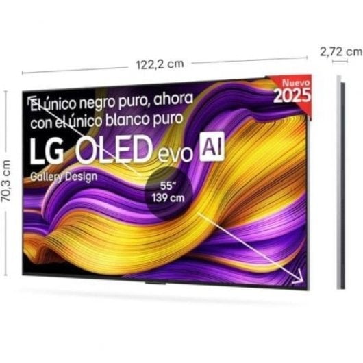 TV LG OLED evo IA OLED55G54LW 55" 4K UHD Dolby Vision Atmos VRR HDMI 2.1 Wi-Fi 6