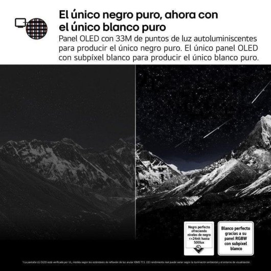 TV LG OLED evo AI OLED55G54LW 55" 4K UltraHD 120Hz Smart TV WebOS HDR10 Dolby Vision