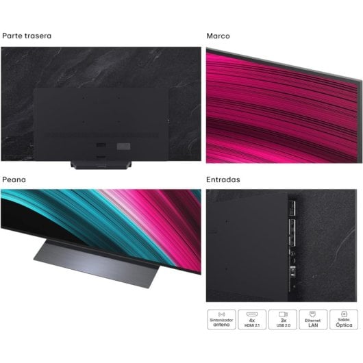 TV LG OLED evo OLED77C54LA 77? 4K Ultra HD Dolby Vision Atmos Gaming Pro