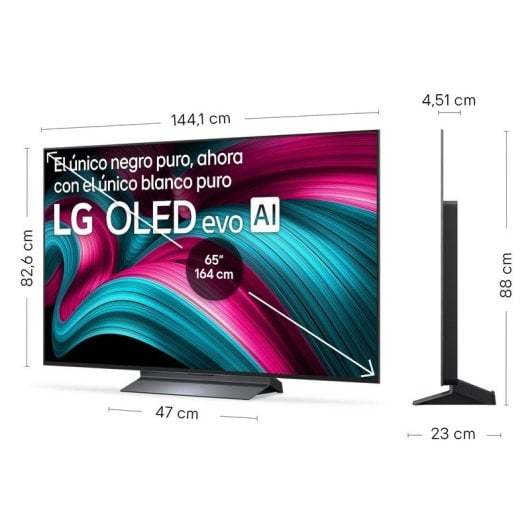 TV LG OLED evo OLED65C54LA 65″ 4K Ultra HD Dolby Vision Gaming PRO Smart TV AI