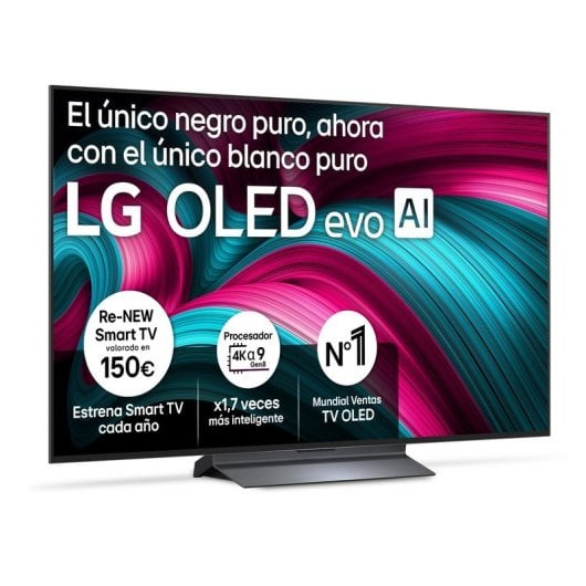 TV LG OLED evo OLED48C54LA 48" 4K UHD 144Hz Dolby Atmos HDR10 Smart Wi-Fi 6 AirPlay 2
