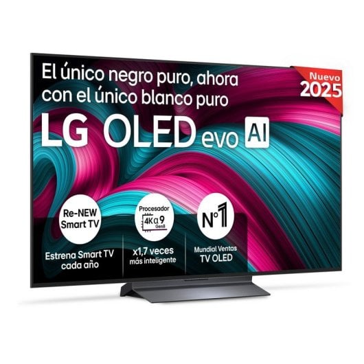 TV LG OLED evo OLED48C54LA 48" 4K UHD 144Hz Dolby Atmos HDR10 Smart Wi-Fi 6 AirPlay 2