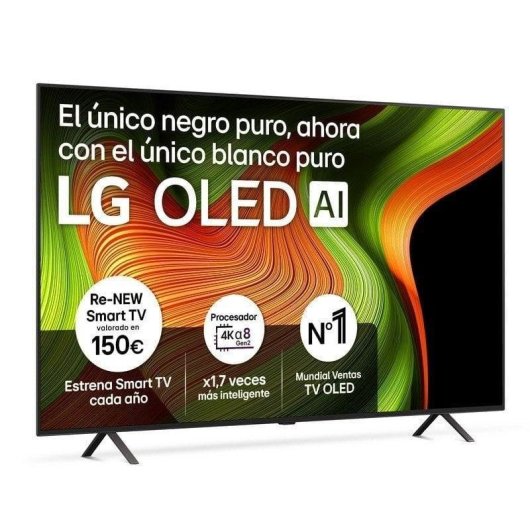 TV LG OLED OLED77B56LA 77" 4K UltraHD 120Hz Smart TV WebOS HDR10 Dolby Atmos