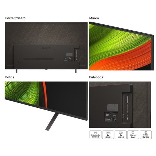 TV LG OLED OLED65B56LA 65" 4K UHD Dolby Atmos HDR Smart TV AI VRR G-SYNC FreeSync