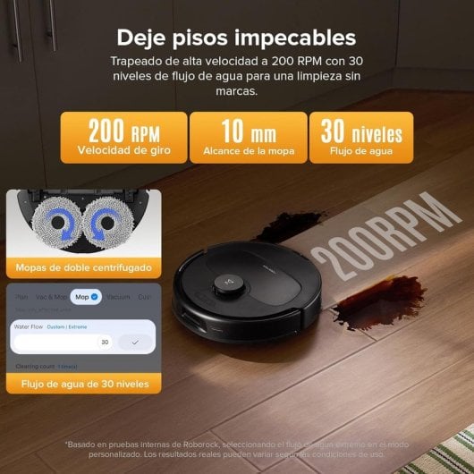 Robot Aspirador Roborock QV 35S con base multifunción, succión 10000 Pa y mopa elevable