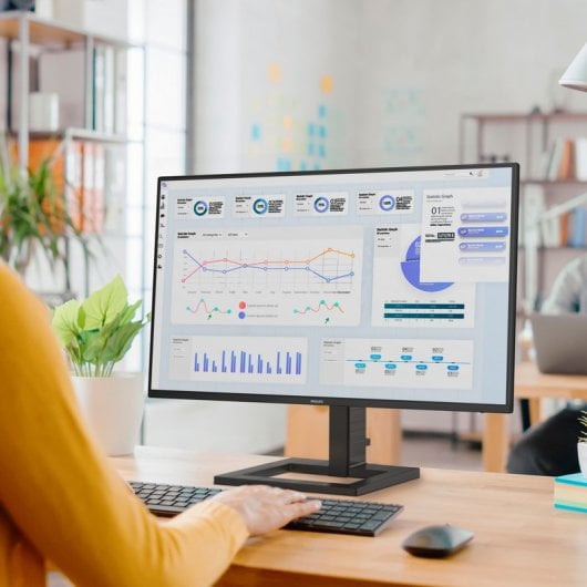 Monitor Philips 1000 series 24E1N1300AE/00 23.8" 1080p 100Hz IPS USB-C Altura Ajustable Altavoces LowBlue
