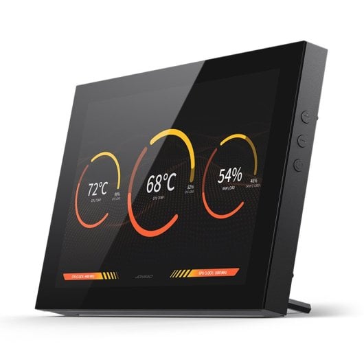 Moniteur Jonsbo DS8 8" 1280x800 60Hz LCD TFT HDMI Mini HDMI USB-C Luminosité 300 nits Noir