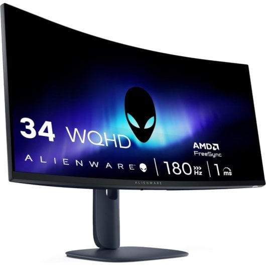 Moniteur Alienware AW3425DWM 34 pouces WQHD 180 Hz VA incurvé HDR400 FreeSync Premium