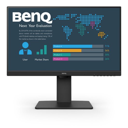 BenQ BL2786TC Monitor 27" 1080p 75Hz IPS VESA com USB, Ajuste de Altura e Altifalantes