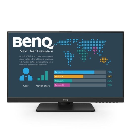 BenQ BL2786TC Monitor 27" 1080p 75Hz IPS VESA com USB, Ajuste de Altura e Altifalantes