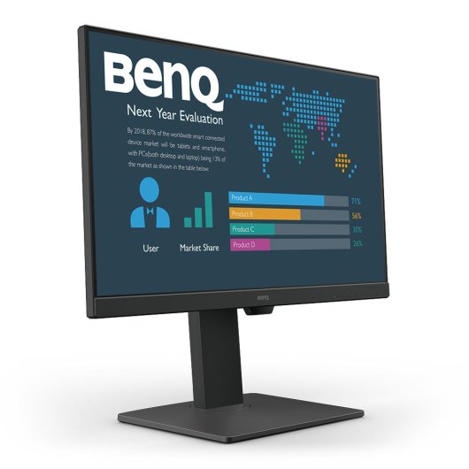 BenQ BL2786TC Monitor 27" 1080p 75Hz IPS VESA com USB, Ajuste de Altura e Altifalantes
