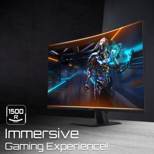 Gigabyte GS32QC 31,5" 2560x1440 165Hz VA Incurvé HDR FreeSync Premium