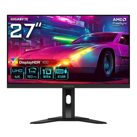 Gigabyte M27UA 27" 4K UHD 160Hz SS-IPS FreeSync Premium KVM HDR400 USB-C Altura Ajustable