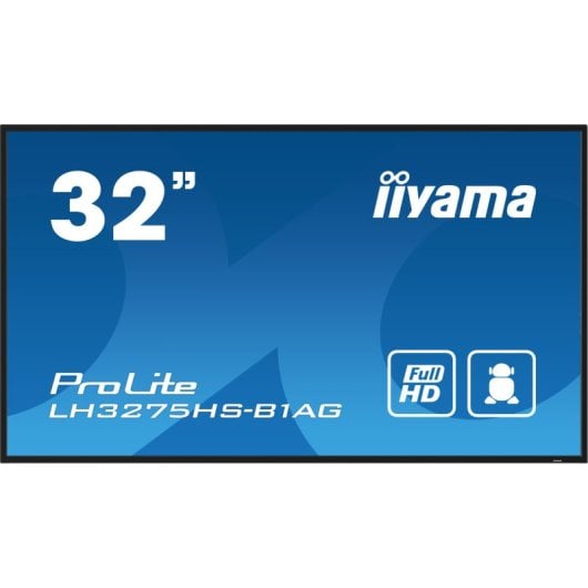 Pantalla digital iiyama LH3275HS-B1AG 32? Full HD IPS 500cd/m² Wifi Android 11
