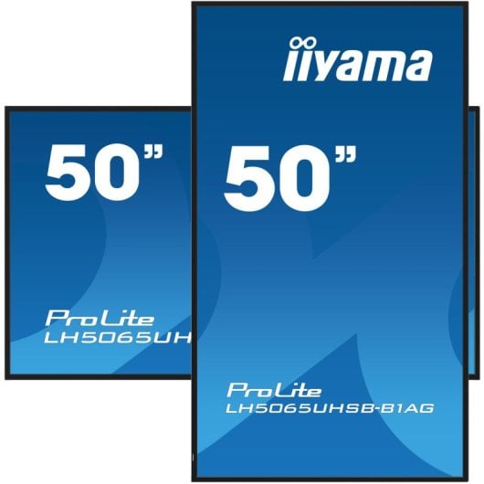 Pantalla Digital Signage iiyama LH5065UHSB-B1AG 49.5? 4K VA 800 cd/m² Android 11 WiFi VESA