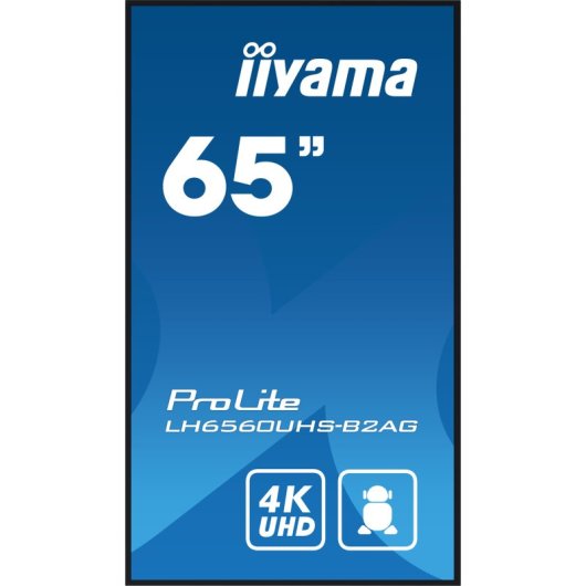 Digitales Whiteboard iiyama LH6560UHS-B2AG 65″ 4K Ultra HD LED Android 11 WLAN 24/7
