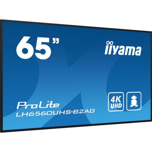 Digitales Whiteboard iiyama LH6560UHS-B2AG 65″ 4K Ultra HD LED Android 11 WLAN 24/7