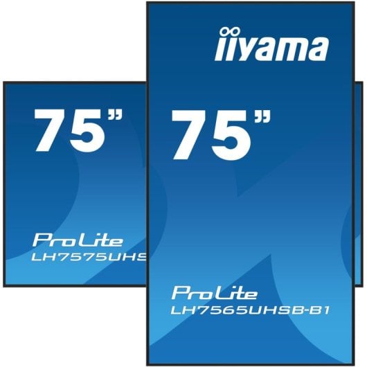 Monitor profesional iiyama 74.5? 4K UHD LED IPS 800 nits Android 11 WiFi Negro