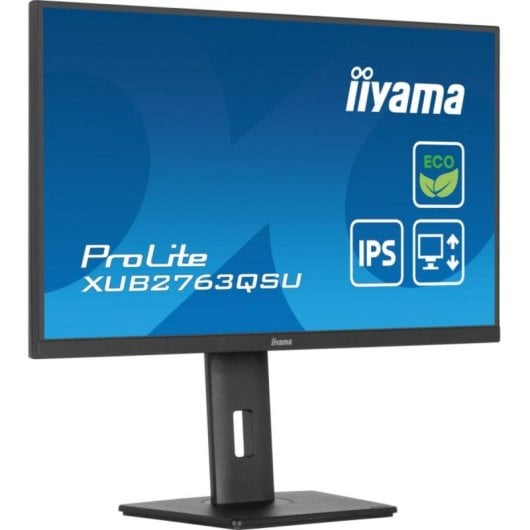 Moniteur iiyama ProLite XUB2763QSU-B1 27 pouces QHD 100 Hz IPS Eye Safe Hub USB à hauteur réglable