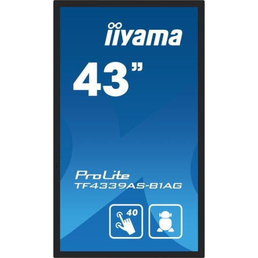 iiyama ProLite 43″ 4K Ultra HD IPS Android 11 Touch-Monitor 500cd/m² 40 Berührungen