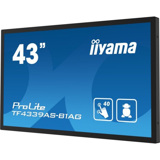 iiyama ProLite 43″ 4K Ultra HD IPS Android 11 Touch-Monitor 500cd/m² 40 Berührungen