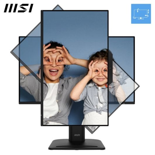 MSI Pro MP242PMG Monitor 23.8" IPS FullHD 120Hz USB HDMI DisplayPort com Altifalantes e Câmara