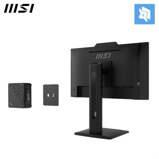 MSI Pro MP242PMG Monitor 23.8" IPS FullHD 120Hz USB HDMI DisplayPort com Altifalantes e Câmara