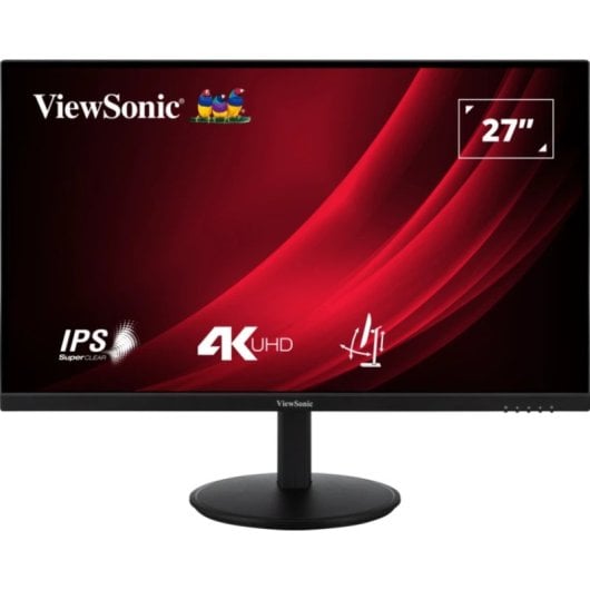 Viewsonic VG2708-4K Monitor 27″ 4K 60Hz IPS HDR10+ sRGB 128% Low Blue Light VESA