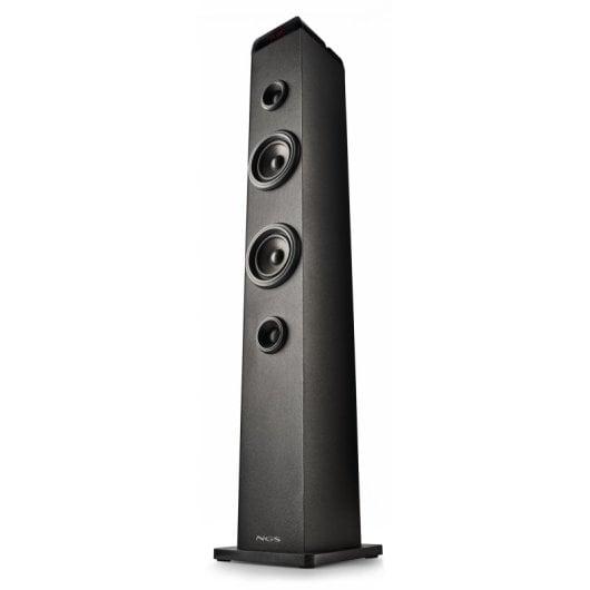 Altavoces NGS Inalámbricos Bluetooth 5.4 Broadcasting Karaoke Base madera negra