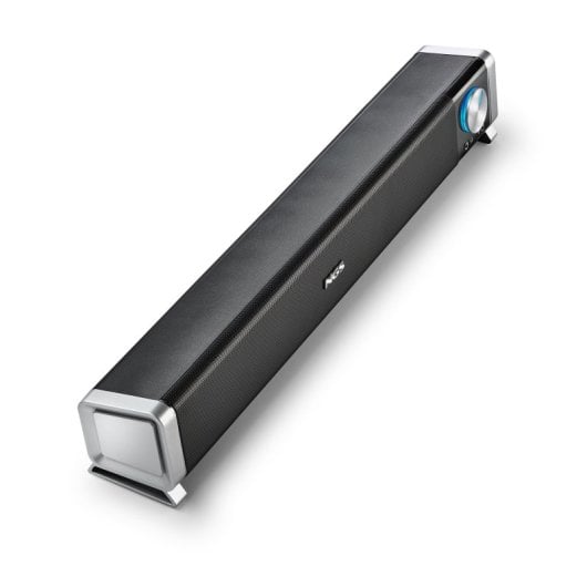 NGS Bluetooth 20 W kompakte kabellose USB-Soundbar mit Mikrofon und 3,5-mm-Buchse
