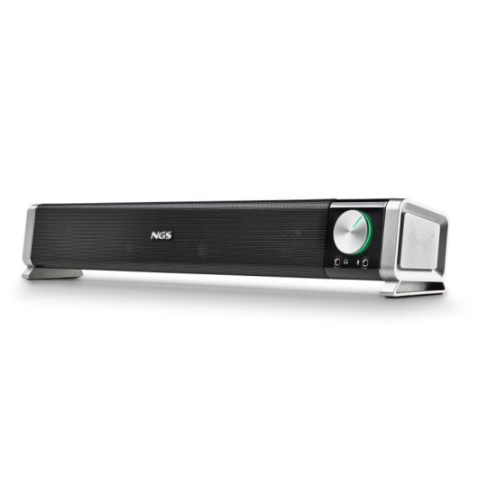 NGS Bluetooth 20 W kompakte kabellose USB-Soundbar mit Mikrofon und 3,5-mm-Buchse