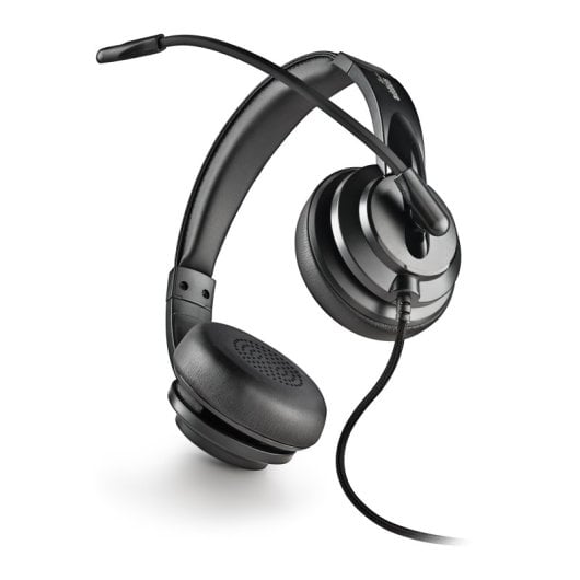 Auriculares NGS con cable USB-C y USB-A, micrófono flexible y filtrado de ruidos