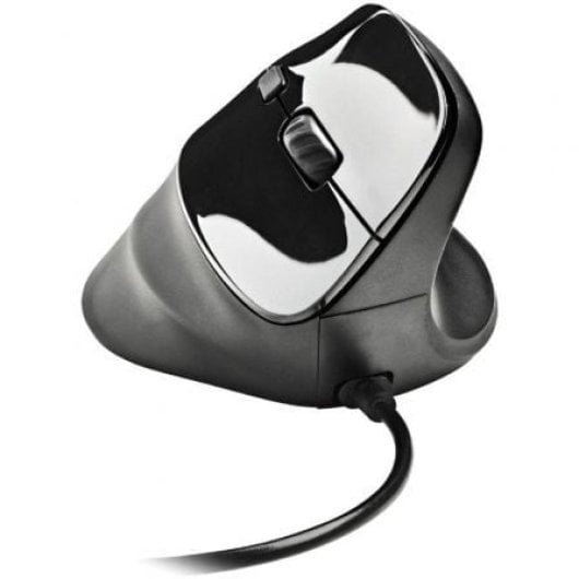 Ratón NGS ergonómico con cable 3200 DPI sensor láser botones silenciosos