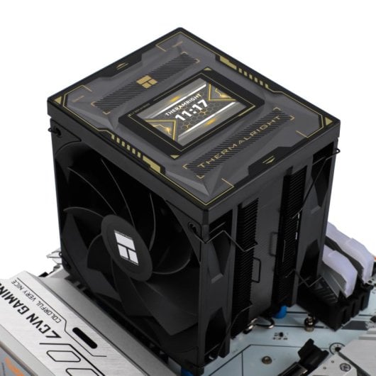 Thermalright Burst Assassin 120 Vision Black Cooler de CPU 120mm com Ecrã IPS para Sockets LGA1851/1700/AM5