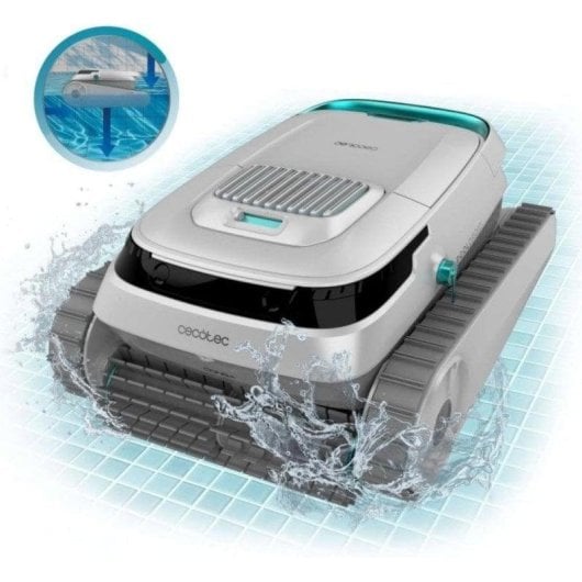 Aspirateur piscine Cecotec Conga Pooldroid 5000 TotalClean sans fil 120min 100m²