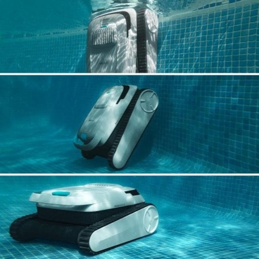 Robot Pooldroid Cecotec Conga 5000 TotalClean 4800mAh 120min 150L/min Preto Branco