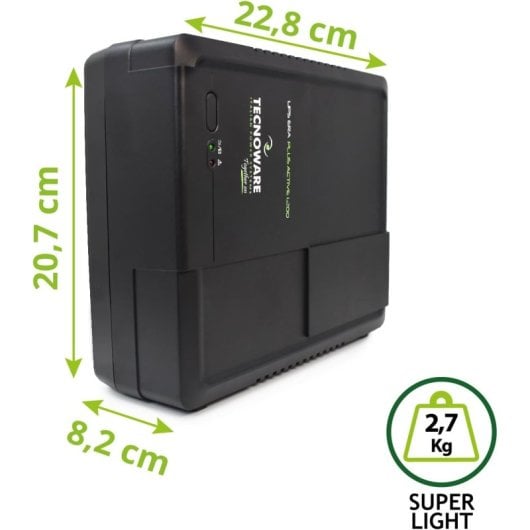 Sai Tecnoware Batteria al piombo da 1200 VA 10-30 minuti con software di gestione AVR Plus