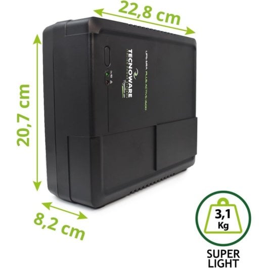 Stabilizzatore per batterie al piombo Sai Tecnoware 1600VA AVR Plus Silent MultiSO Management